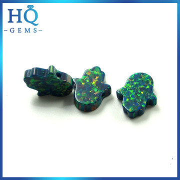 9x11mm synthetic opal hamsa hand