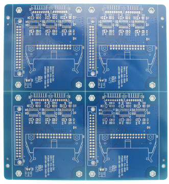 Blue solder mask double layers PCB