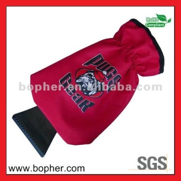 plastic car ice scraper glove