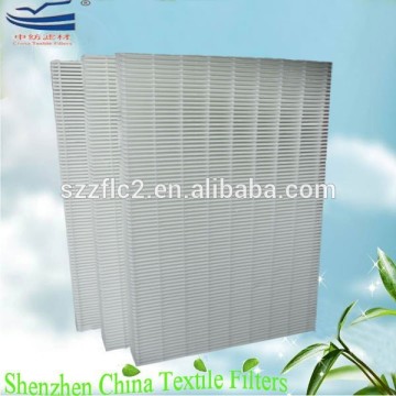 F5- H14 mini pleats HEPA air filter materia