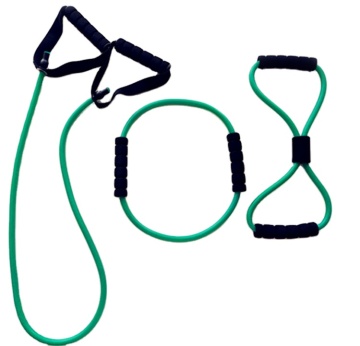 Resistance Fitness Exercise Band Chest Expander Tube Set