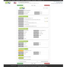 Mostra rápida de datos de importación de cal