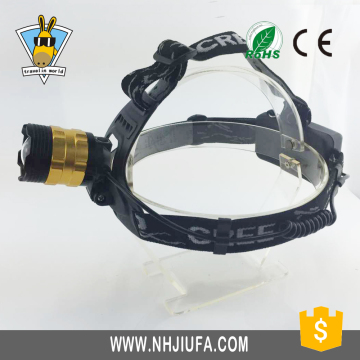 warranty 1year Rechargeable adjustable zoom headlamp xm-l2 LED Headlight