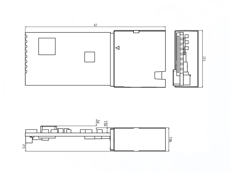 Diagram for the 20m Digital Distance Meter Sensors