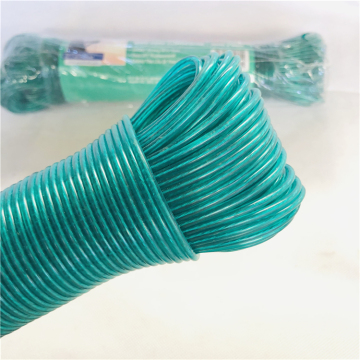 Multi-functional Green PVC clothesline