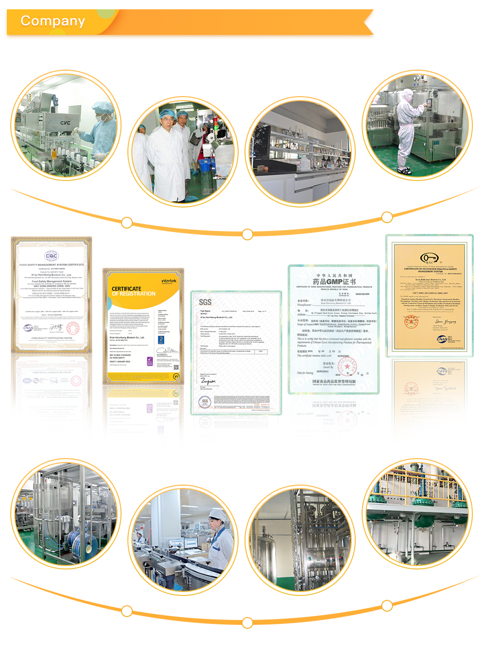 Henrikang of Hydrocortisone Acetate Powder Supply