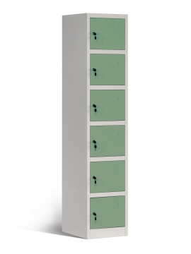 6 Tier Steel Box Lockers Personnel Lockers Furniture
