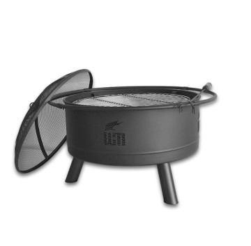 Outdoor Cook in the backyard portable fire pit bowl smokeless outdoor fire pit