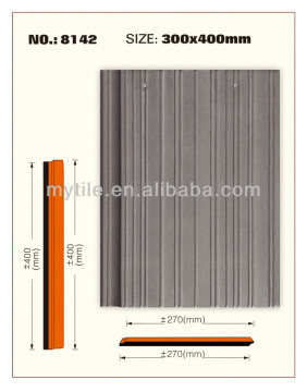 MY8124 light weight shake flat ceramic roof tile