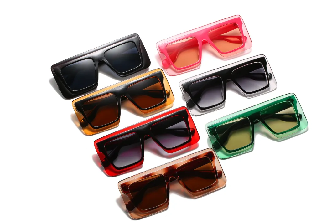 2020 Square Low MOQ Unisex Fashion Sunglasses