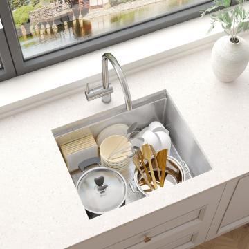 23 oere hânwurked elegant undermount keuken sink