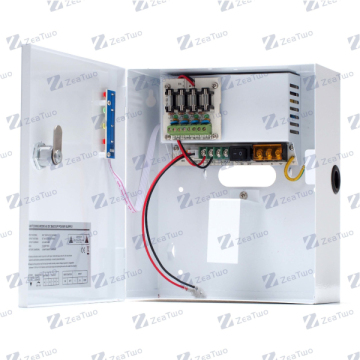 Distribution boxes electrical cctv power box metal box 12v 5a cctv power backup