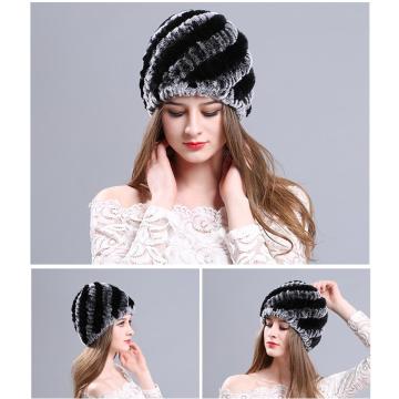 Beaver rabbit fur hat fur hat female winter