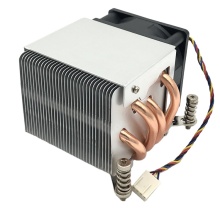 2u Active Desktop Computer CPU Radiator Fan with 4 Heat Pipes for Intel Platforms