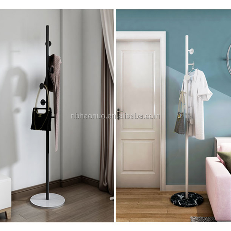 Nordic style marble metal simple modern light luxury clothes rack