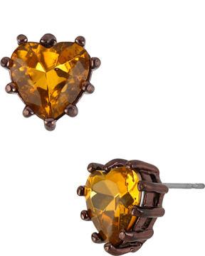 Heart-shaped Stud Earring Diamond Earring