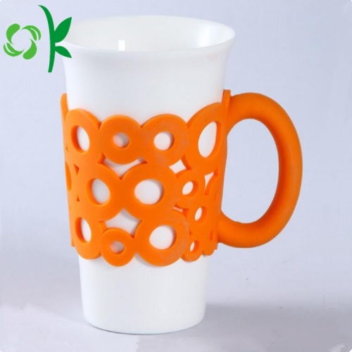 Manchons de tasse à café réutilisables personnalisés en silicone