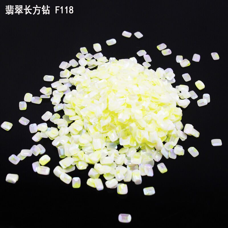 Factory direct! 3D diamond neon glitter /fluorescent  flake glitter for nail art, make up,cloth decoration etc