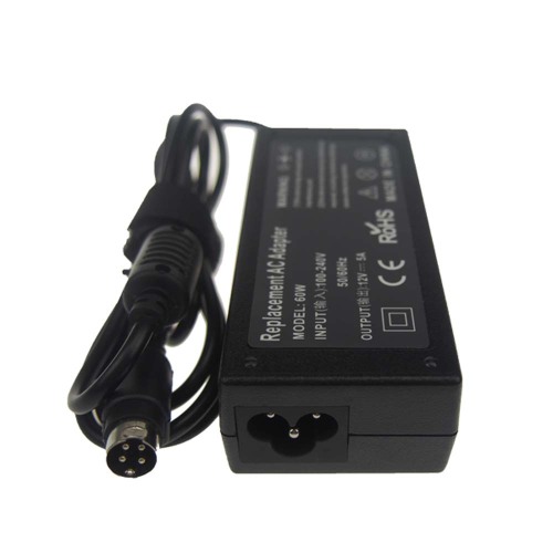 switching power ac dc adapter 12v5a round 4pin