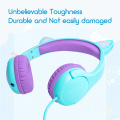 Stereo sound wired Headphone 3.5 mm kids headset