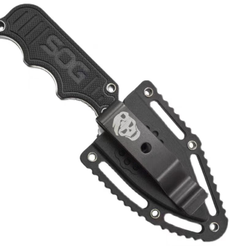 High Ity Compact Camping Fixed Blade Knives Sog Pocket Knife Tactical With Hard Sheath And Adjustable Clip