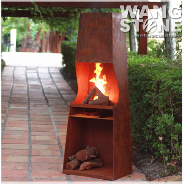 Garden Art Corten Steel Metal Lantern