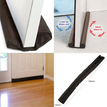 Twin Draft Dodger Guard Stopper Protector Under Door Excluder Cleaner Excluder Door Dust Stopper Door Stripe Cleaning Clothes