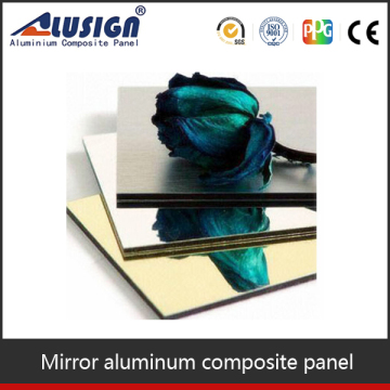 silver brushed 4mm aluminum plastic plate