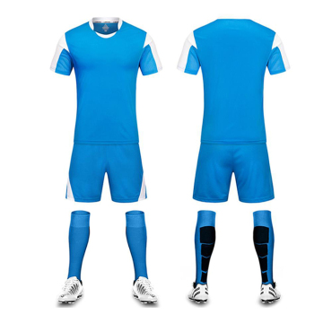 Wholesale football jersey Polyester soccer jersey set