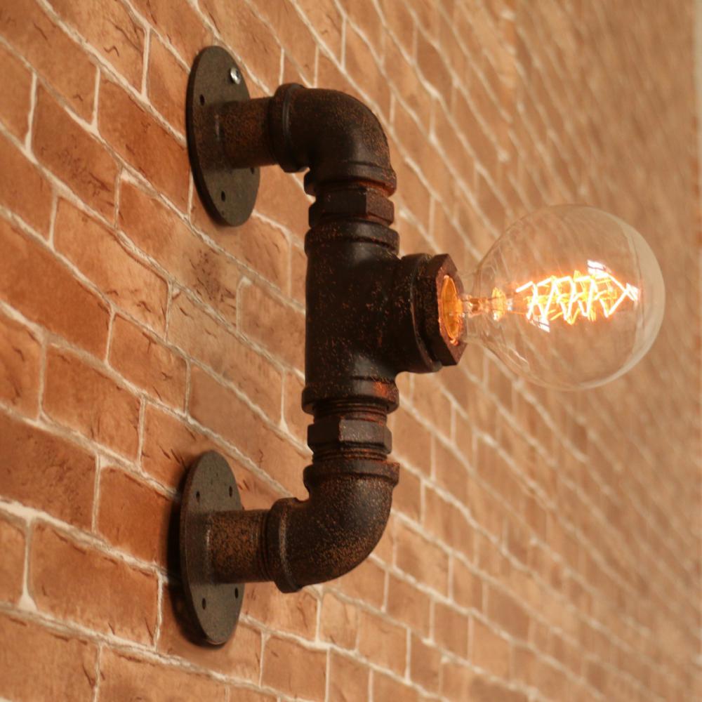 lamp with pipe fitting
