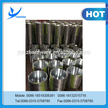 Stainless steel milk bucket/galvanized bucket/small stainless steel bucket