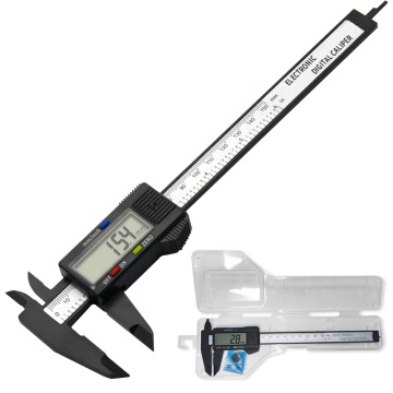 High Precision Digital Vernier Caliper 0-150mm Carbon Fiber Plastic