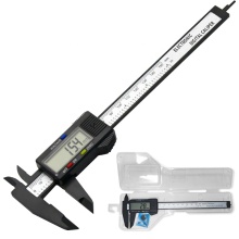 High Precision Digital Vernier Caliper 0-150mm Carbon Fiber Plastic