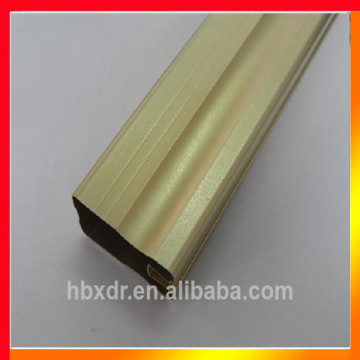 golden sand blasting aluminum profile