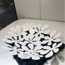 Leaf - shaped iron net basket Fruit bowl