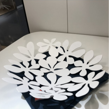 Leaf - shaped iron net basket Fruit bowl