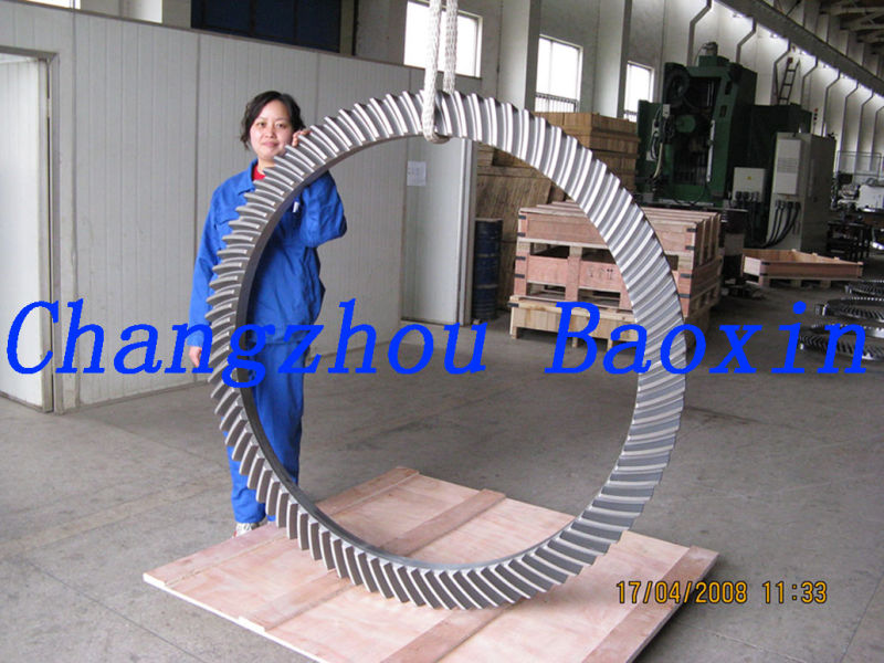 Large Spiral Bevel Gear for Oil Rig Rotary Table