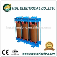 3 phase iron core series resin reactor used for capacitor bank