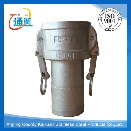 stainless steel fluid coupling