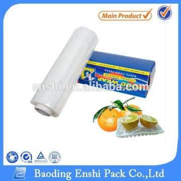 PE transparent food wrap cling film