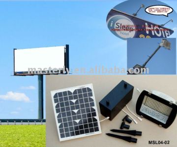 Super bright , solar signboard lighting system