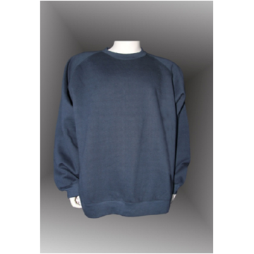 Zwart 65% polyester 35% katoenen fleece top.