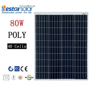 Mini techo de 80w con paneles solares