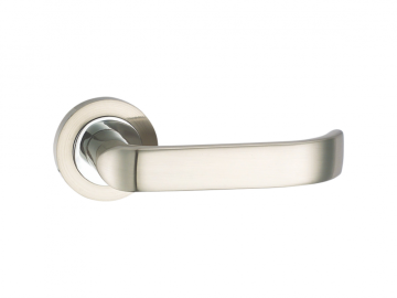 Zinc alloy Door Lever Handle on rose