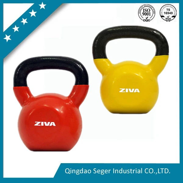 Fitness Black Painted/Power Coating Cast Iron Kettlebell