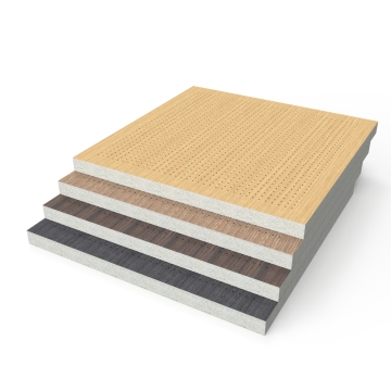 Micro-Perforated Ceramic Wood Composite Acoustic Panel