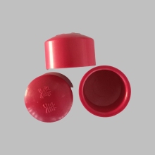 Red Plastic Cap Plug 25mm Blocking Cover