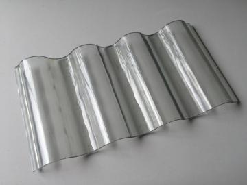 pc corrugated transparent roofing sheet