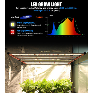 새로운 판매 전체 스펙트럼 led 성장 조명 650W