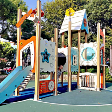 Outdoor Playground Toys: PE Board Amusement Equipment for Backyard and Community